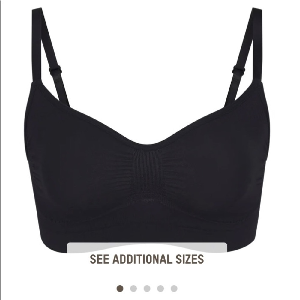 SKIMS Sculpting Bra Size L/XL Onyx Black